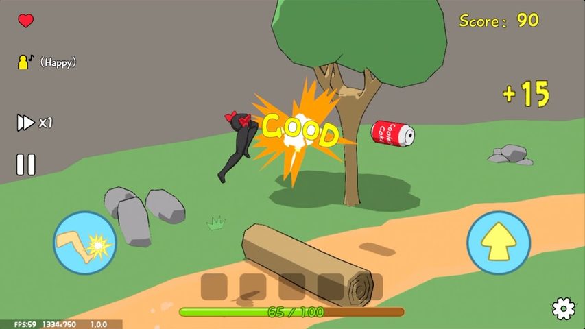 Captura 2: Patadas y Cola