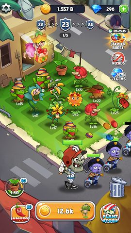 Captura 21: Fusión de Plantas – Defensa contra Monstruos