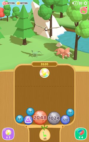 Screenshot 7: Dino 2048:Merge Jurassic World