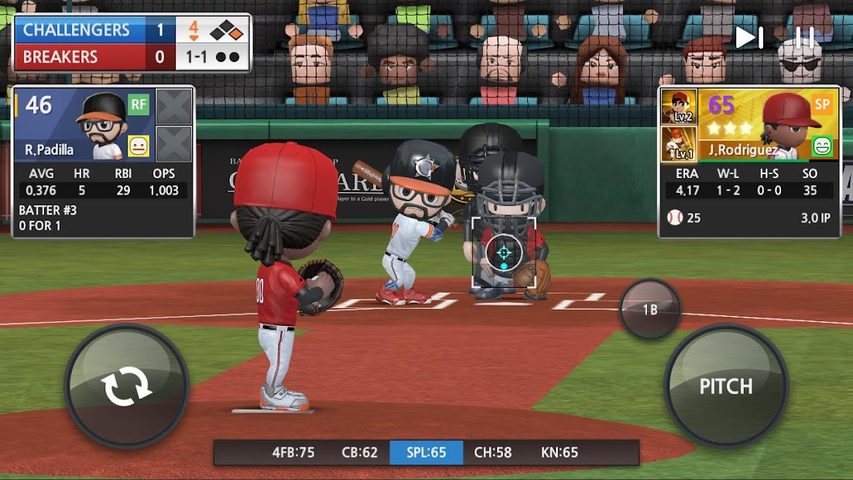 Captura 6: Juego de Béisbol