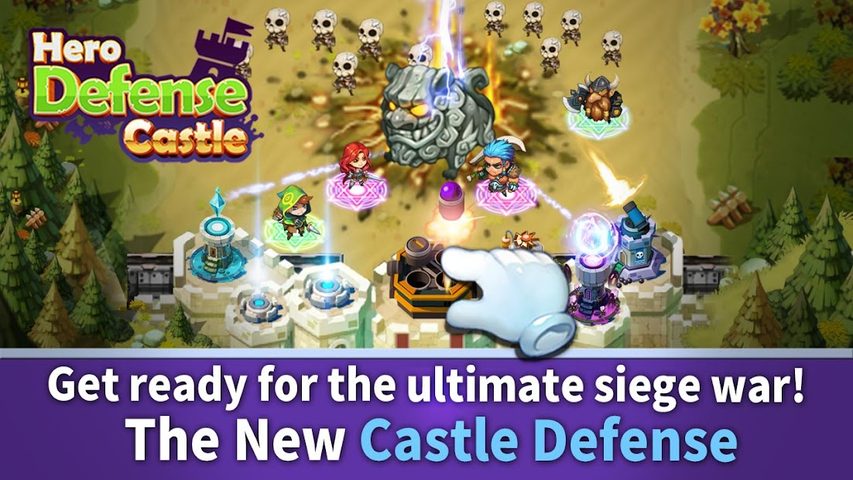 Screenshot 1: Hero Defense Castle