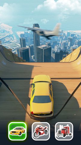 Captura 1: Saltos de Coches en Mega Rampa