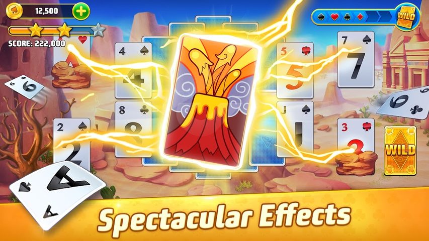 Screenshot 2: Solitaire TriPeaks Journey