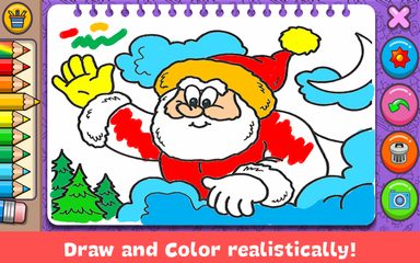 Screenshot 1: Christmas Coloring Book