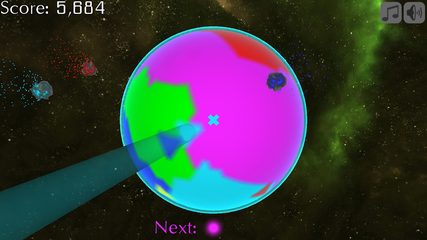 Screenshot 3: Space Blobs