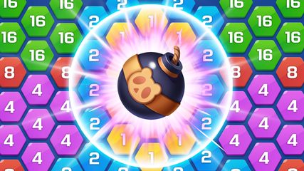Screenshot 3: Merge Block Puzzle - 2048 Hexa
