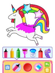 Screenshot 3: Unicorn Coloring Drawing Games