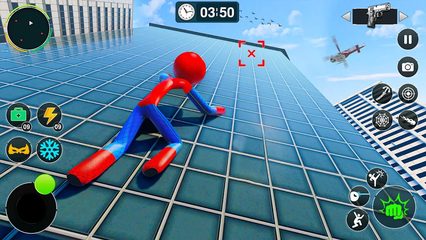 Screenshot 22: Flying Stickman Rope Hero Game