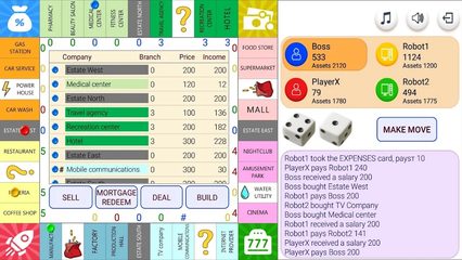 Screenshot 23: Monopolist Business Dice Board