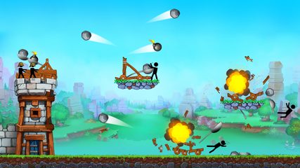 Screenshot 17: The Catapult - Stick man Throw