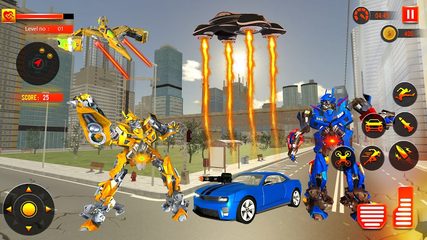 Screenshot 4: Robot Formula Car Transform: Drone Shooting War