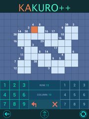 Screenshot 6: Kakuro Plus. Cross-Sums.