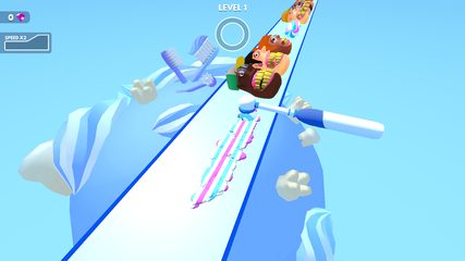 Screenshot 1: Teeth Runner!