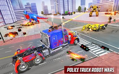 Screenshot 16: Police Truck Robot Game – Dino