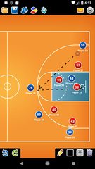 Captura 3: Pizarra Táctica de Baloncesto
