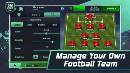 Скриншот 2: Soccer Manager 2020 - Football Management Game