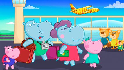 Screenshot 4: Hippo: Airport Profession Game