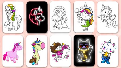 Screenshot 22: Unicorn Coloring Book & Unicorn Games for Girls