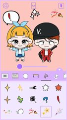Captura 3: Creación de Personajes K-Pop Webtoon
