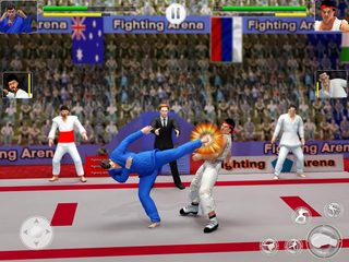 Captura 16: Combate de karate por equipos