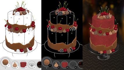 Captura 21: Coloración de Pasteles 3D