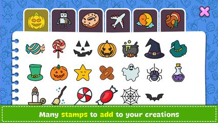 Screenshot 3: Halloween - Coloring & Games