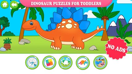Captura 1: Divertidos Rompecabezas de Dinosaurios para Niños