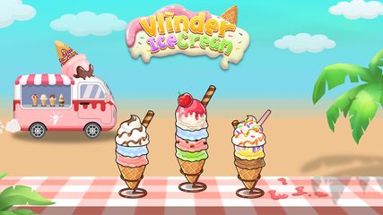 Screenshot 1: Vlinder Ice Cream dressup game