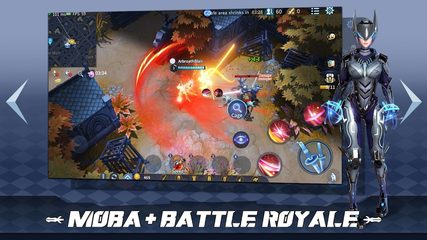 Captura 2: Héroes de supervivencia: batalla MOBA