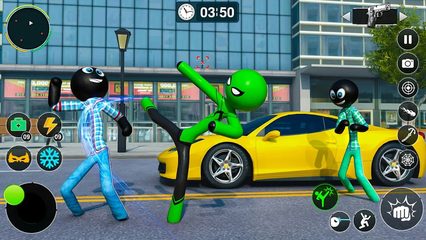 Screenshot 24: Flying Stickman Rope Hero Game