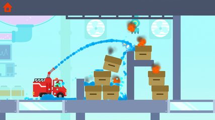 Screenshot 8: Dinosaur Fire Truck: for kids