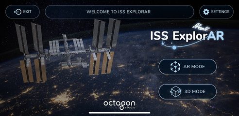 Captura 1: ISS ExplorAR