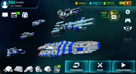 Screenshot 1: Starship battle