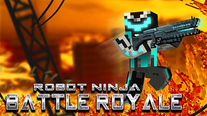 Screenshot 1: Robot Ninja Battle Royale