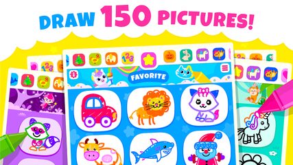 Screenshot 9: Bini Toddler Drawing Apps! Coloring Games for Kids