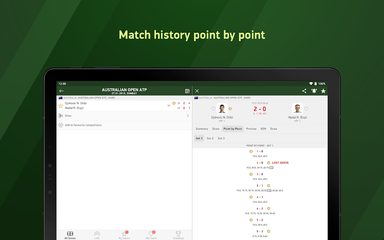 Captura 7: Resultados en Vivo de Tenis