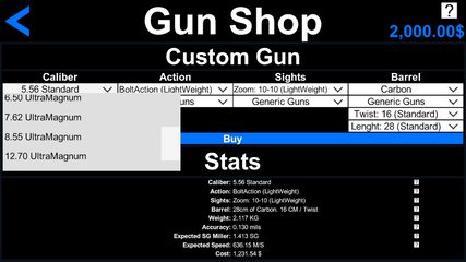 Captura 8: Simulación de Tiro de Sniper