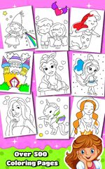Screenshot 18: Princess Coloring Book for Kids & Games for Girls