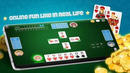 Скриншот 1: Играйте в Белот Онлайн — Французская Карточная Игра