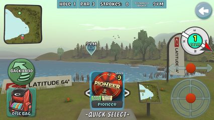 Captura 12: Valle del Disc Golf