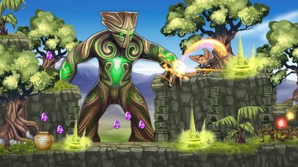 Screenshot 2: Fin Ancient Mystery platformer