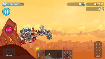 Captura 9: Compite con tu coche espacial