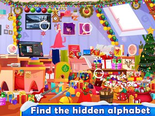 Screenshot 11: Christmas Hidden Objects : Alphabets & Numbers