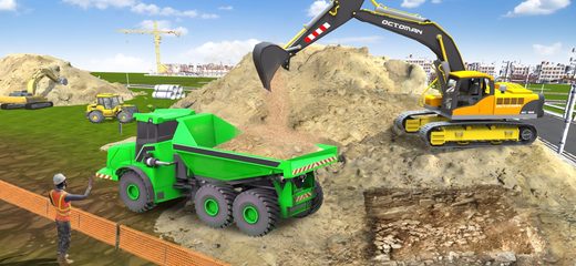 Captura 1: Simulador de Excavadora de Construcción