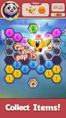 Captura 21: Juego de rompecabezas de combinación de números hexagonales