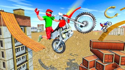 Captura 23: Carreras de Motocicletas con Trucos