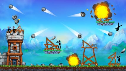 Screenshot 8: The Catapult - Stick man Throw