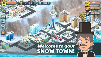 Screenshot 2: Snow Town - Ice Village World: Winter City