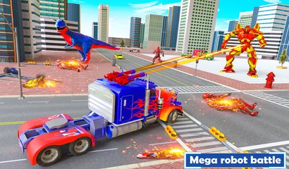Screenshot 6: Flying Dragon Transport Truck Transform Robot Game
