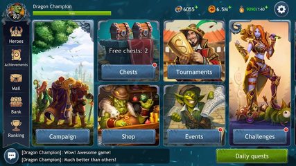 Скриншот 13: Драконьи чемпионы: эпическое фэнтези RPG приключение